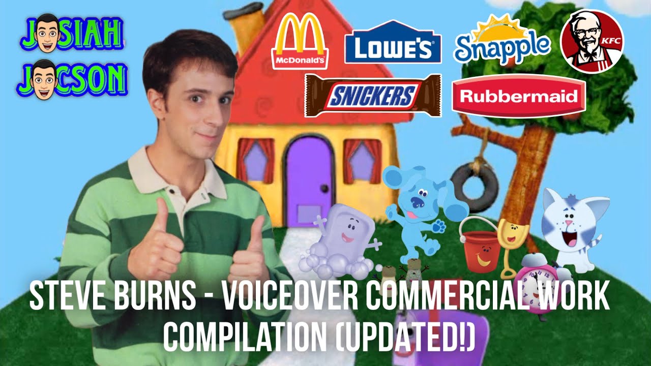 Steve Burns - Voiceover Commercial Work Compilation (UPDATED!)