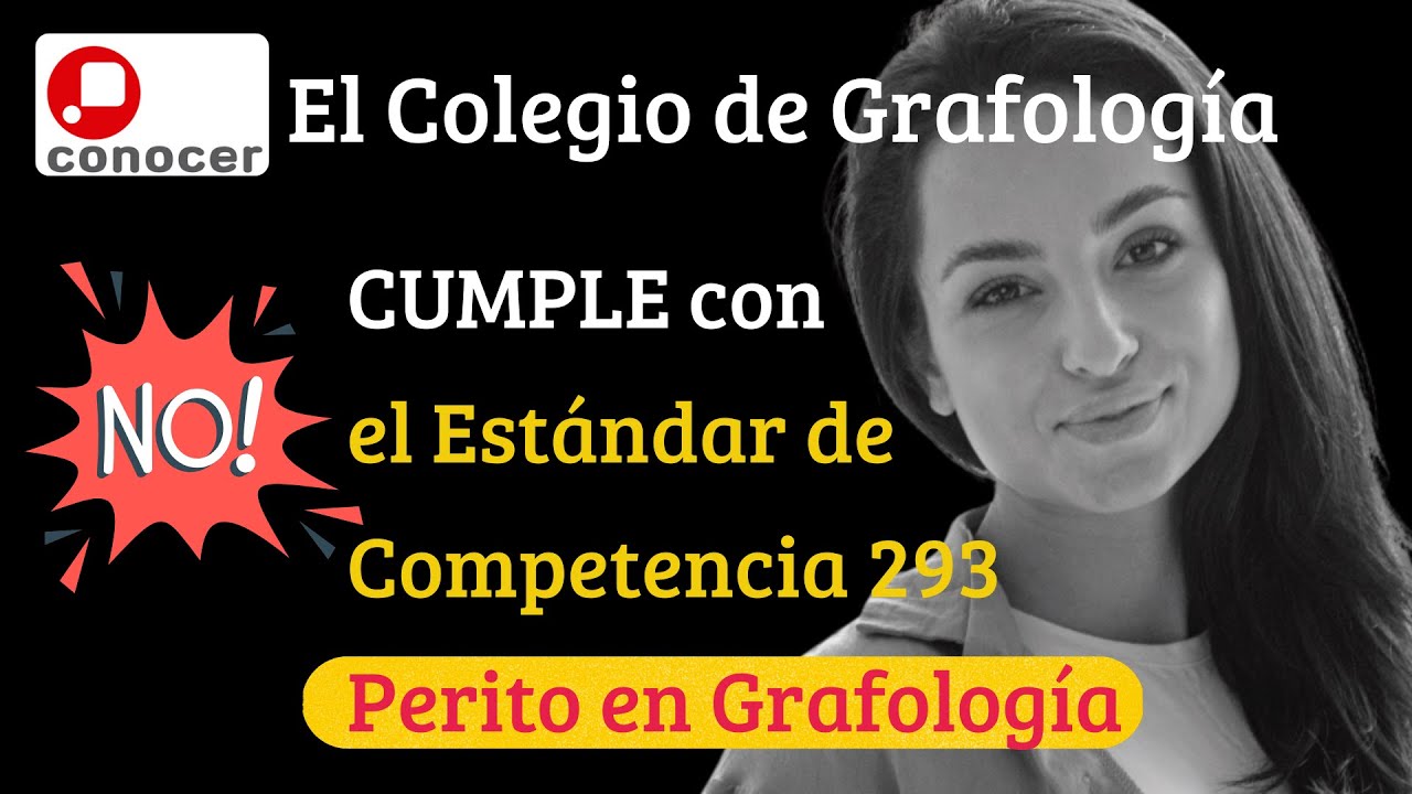 🔥 INVESTIGACIÓN EXPLOSIVA del Estándar de Competencia en Grafología🚫