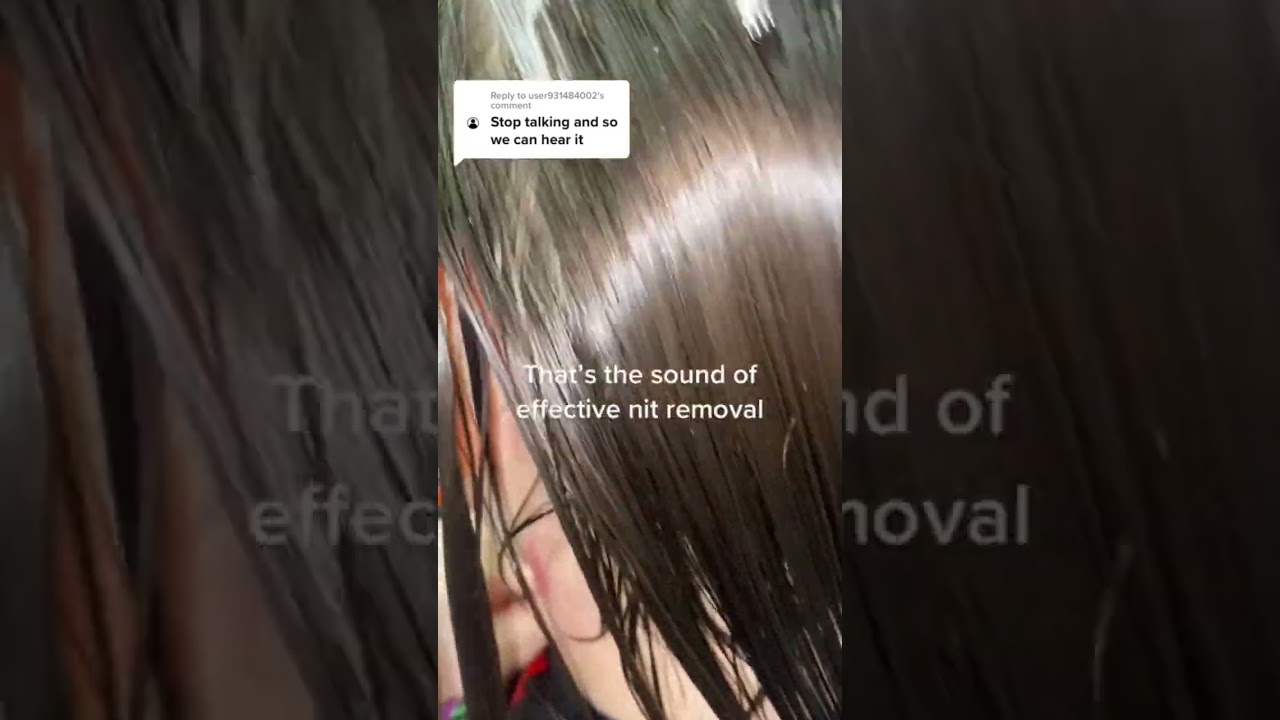 Lice removal asmr