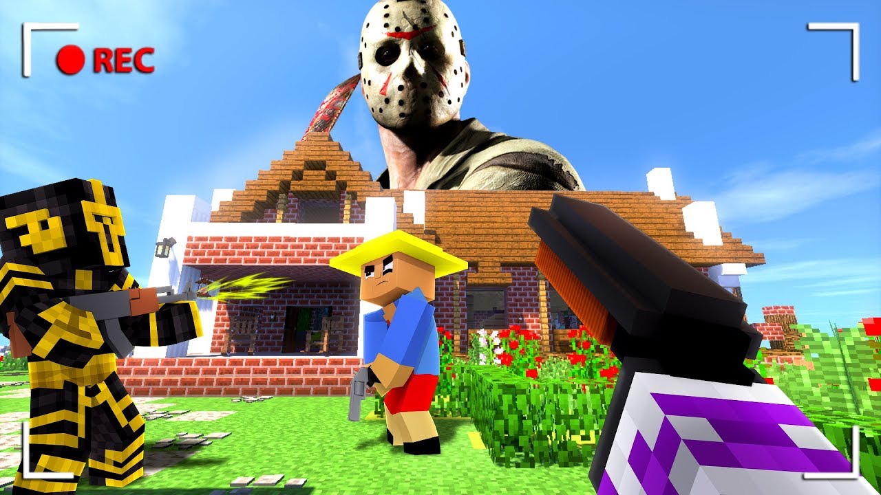 ¿¡AMIGOS SALVAN EL MUNDO DE JASON VOORHEES!? | MINECRAFT TROLL