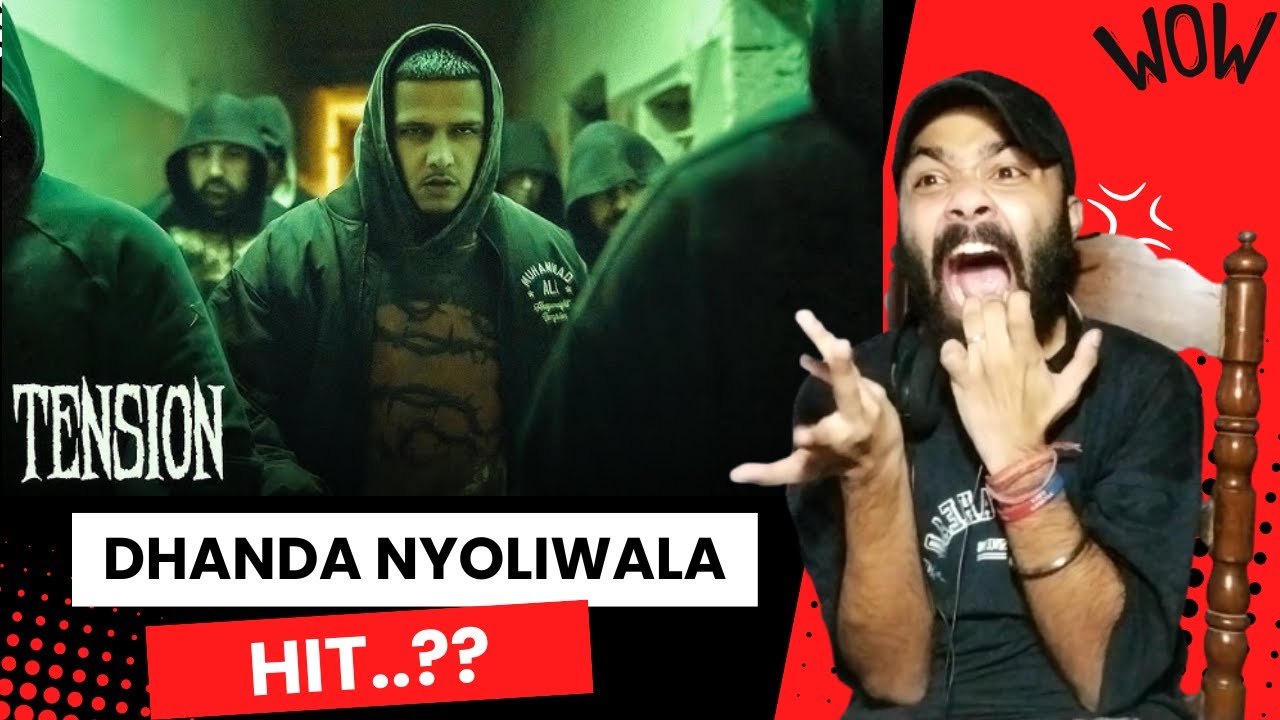 Dhanda Nyoliwala - Tension (Official Music Video) REACTION #dhandanyoliwala