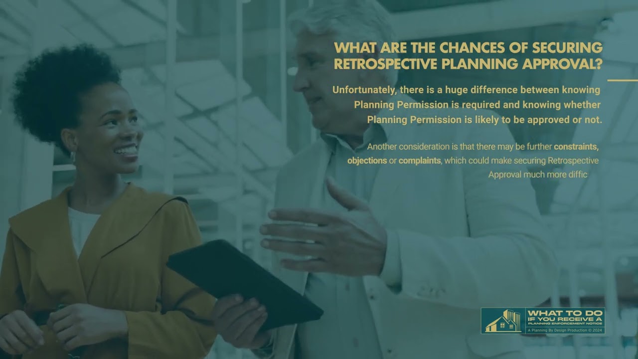 What are the chances of securing retrospective planning approval?