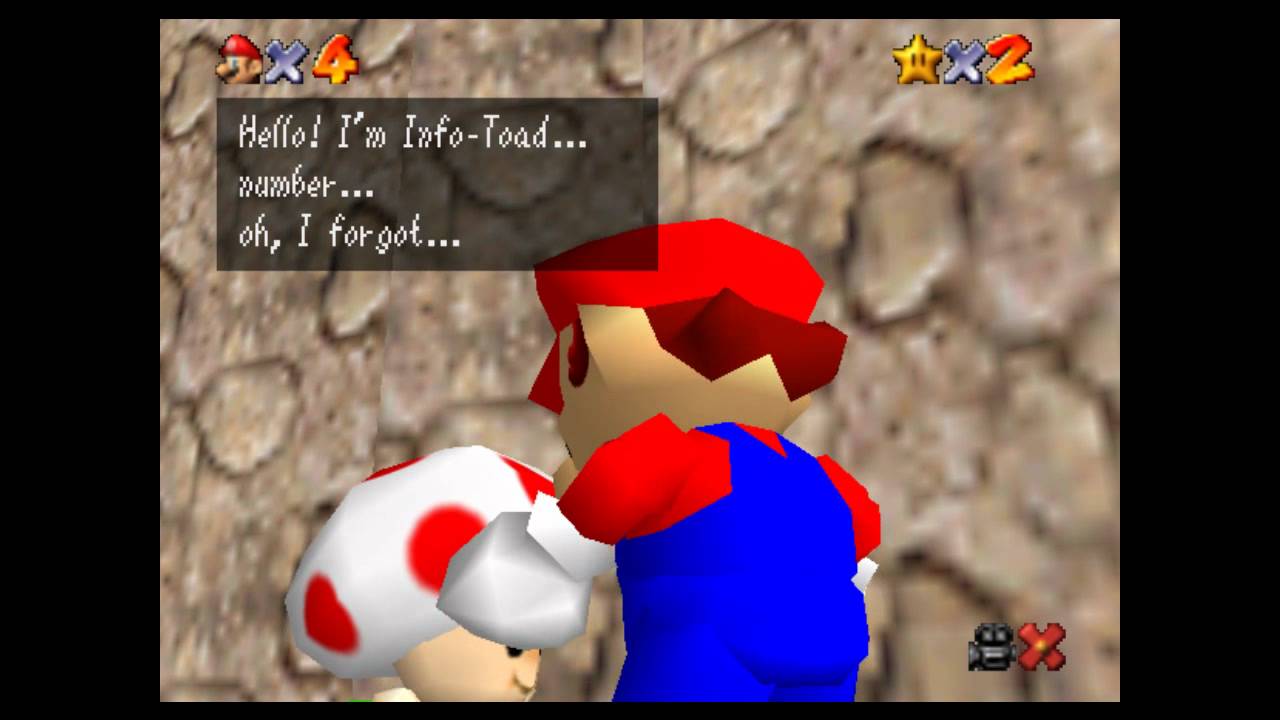 Let's Play Super Mario 74 Part 1: Seeing With Blindness