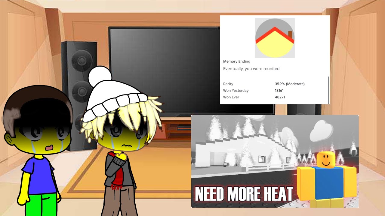 NEED MORE HEAT react to Memory ending || Gacha Club reaction || NEED MORE HEAT