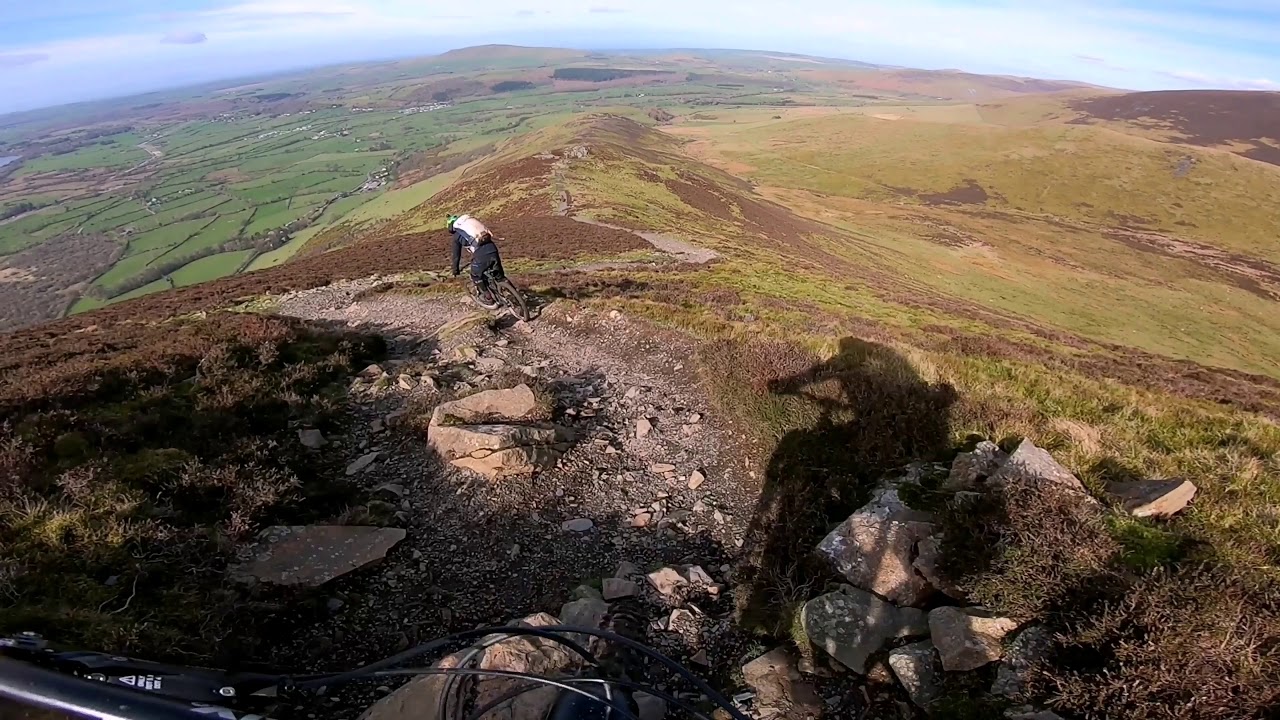 Skiddaw, Ullock Pike and Dodd Wood Mtb descent with Dave and Ali gopro hero 7