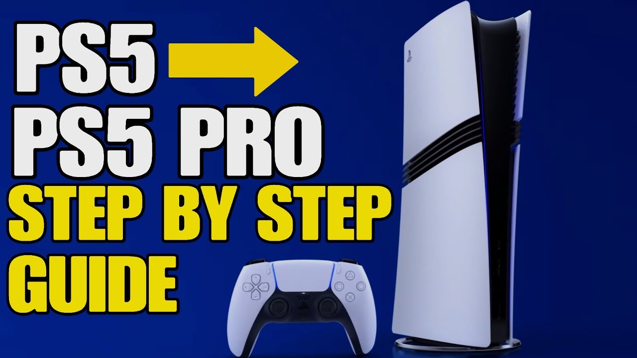 How to Transfer Your Data and Games From PS5 to PS5 PRO.