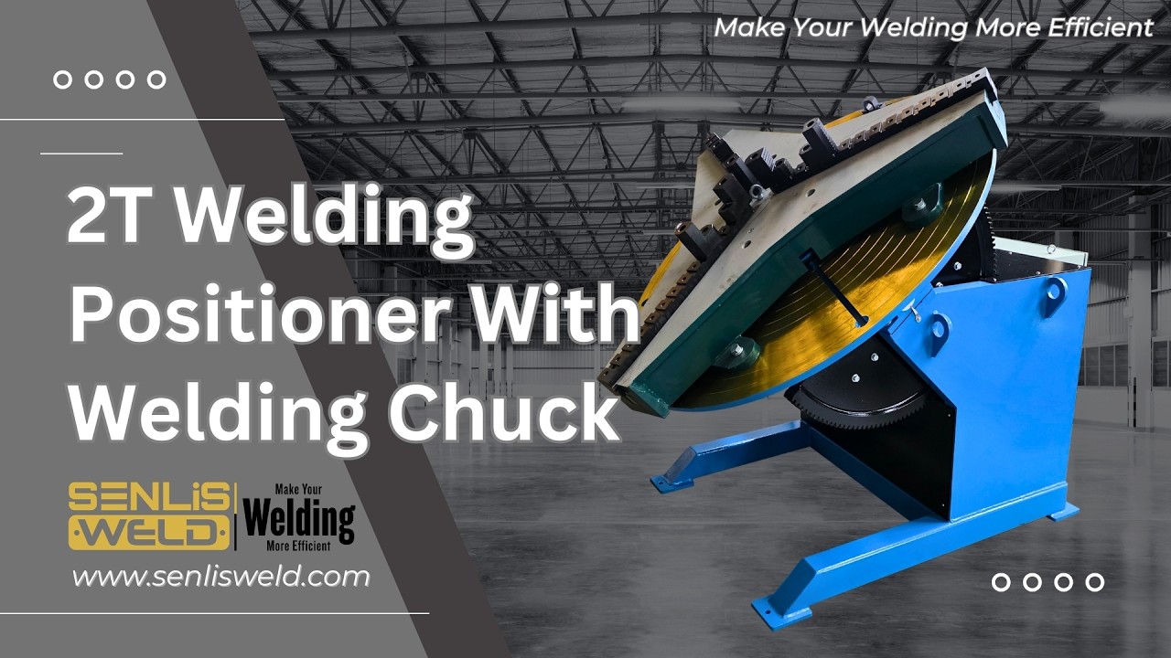 2T Welding Positioner With Forward and Reverse Rotation | Welding Chuck