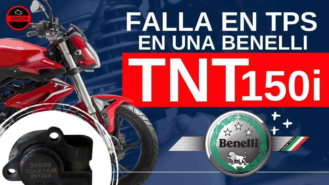 Identificar falla en SENSOR TPS en una motocicleta #benelli #tnt150i (Falla común)