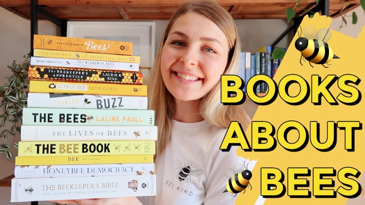 All the Bee Books I Own 🐝 // living on honeybee farm