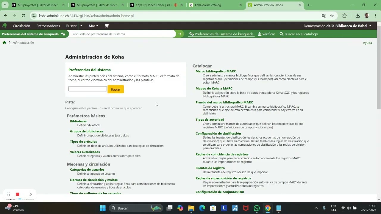 Ocultar y cambiar el logo koha del OPAC