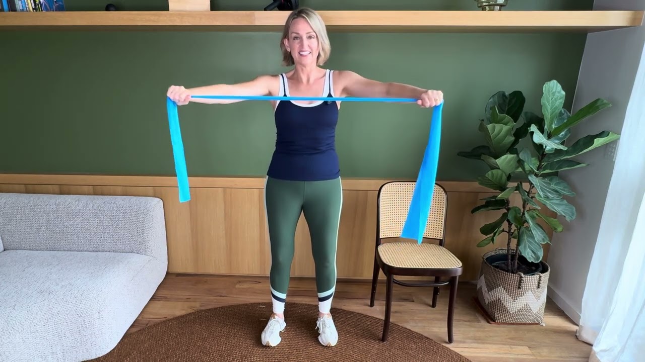 8- Banded Pull Aparts Demo by Marilynn @AgeingforBetter