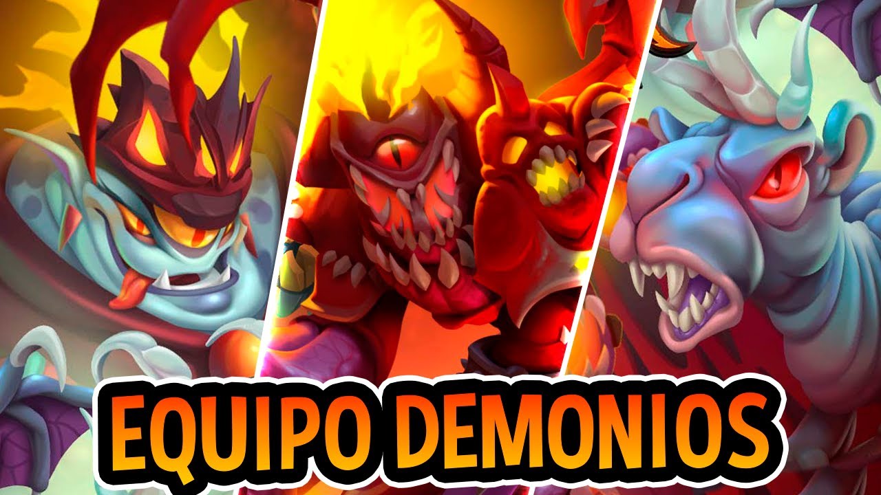 EQUIPO DEMONIOS con EL ANCESTRO DIABOLUS HELLBRINGER! - Monster Legends