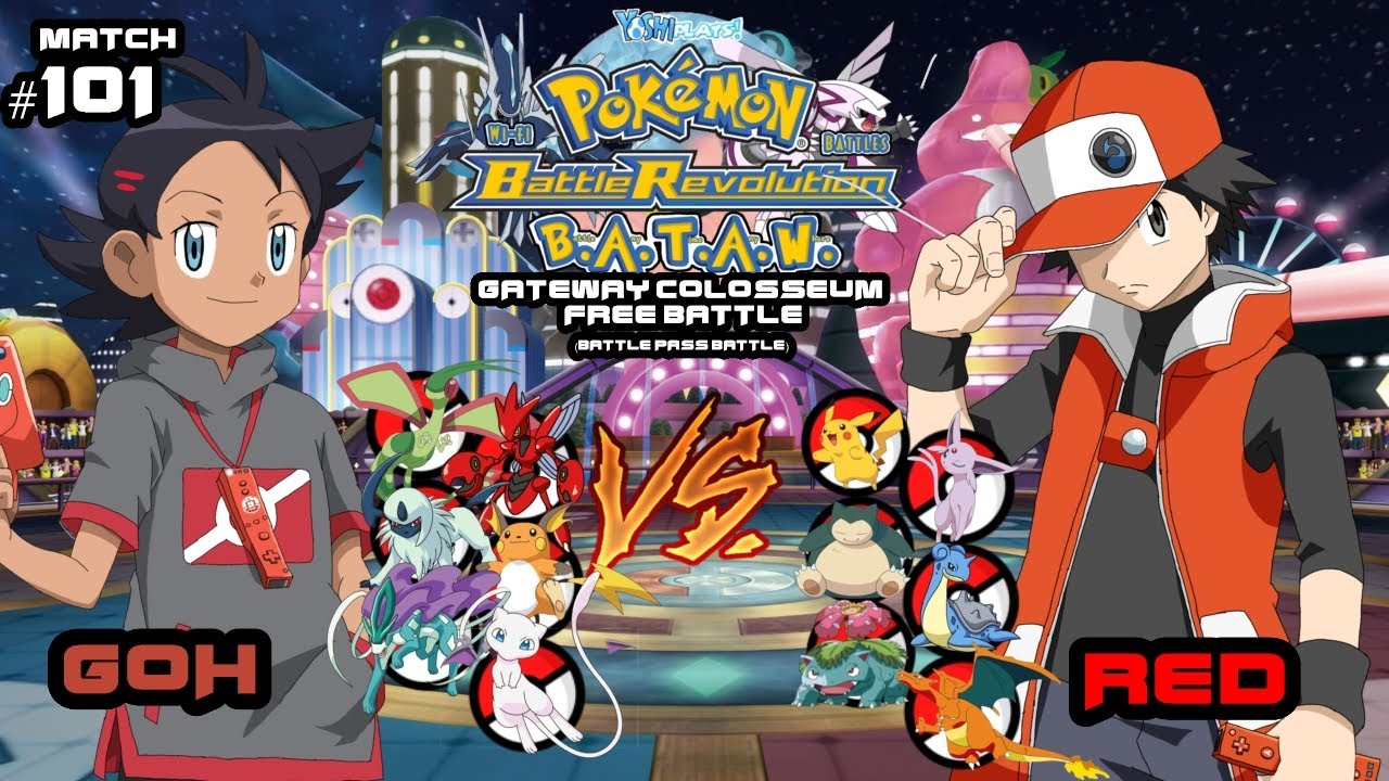Pokemon Battle Revolution BATAW (Wi-Fi Battles) Match #101: Goh vs. Red