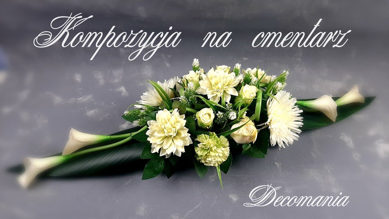 Kompozycja na grób/cmantarz// DIY// jak zrobić// grave decoration