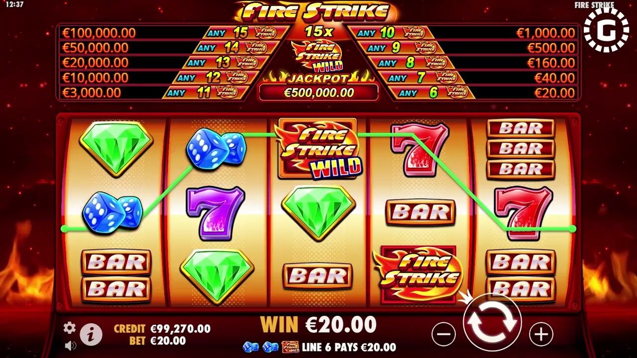 Fire Strike by Pragmatic Play Slot Features | GamblerID