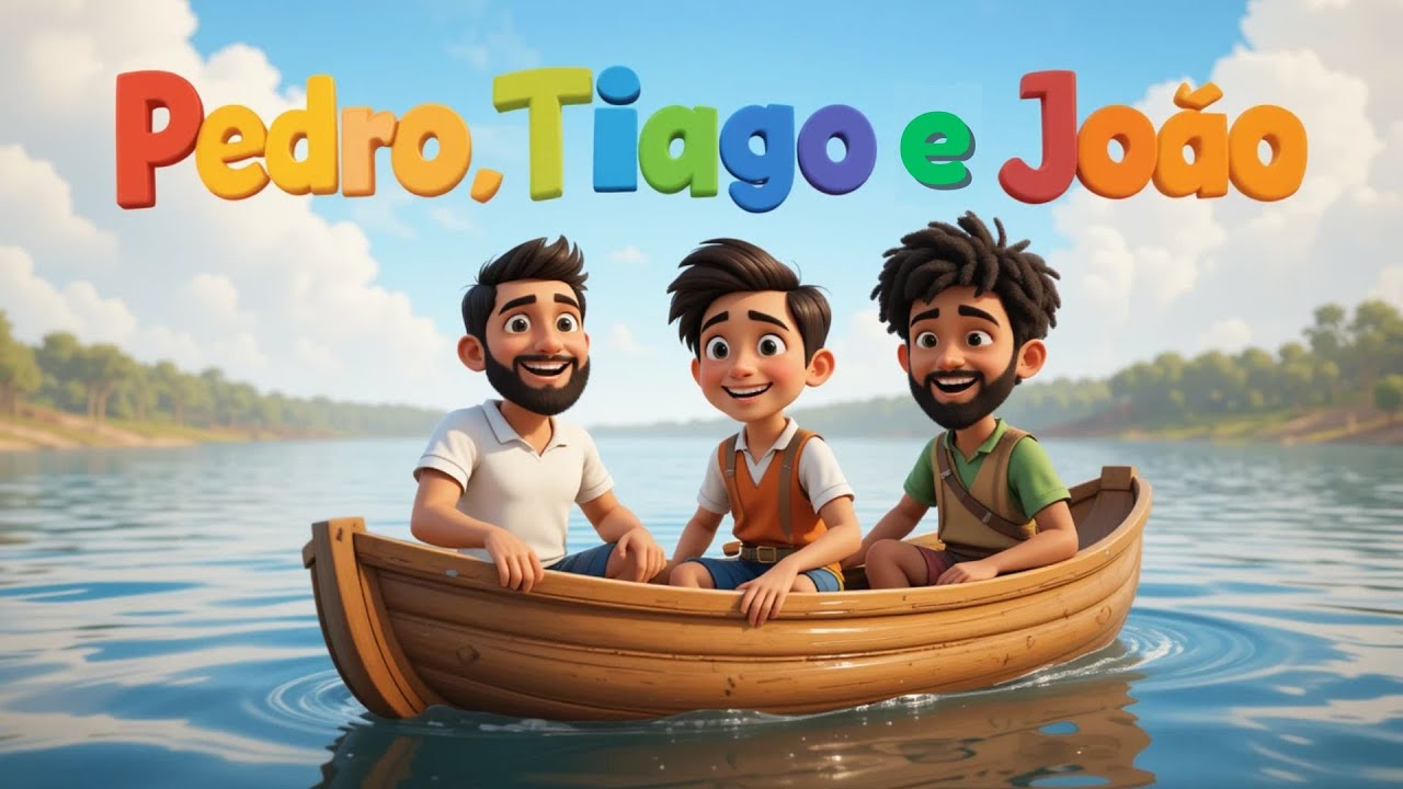 Pedro, Tiago e João | História Bíblica Infantil | Clubinho da Bíblia