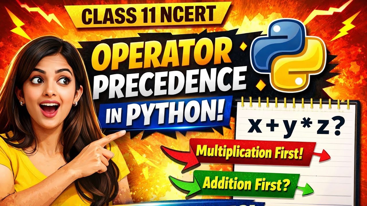 Python Operator Precedence Explained | Class 11 Computer Science | Easy & Clear Guide
