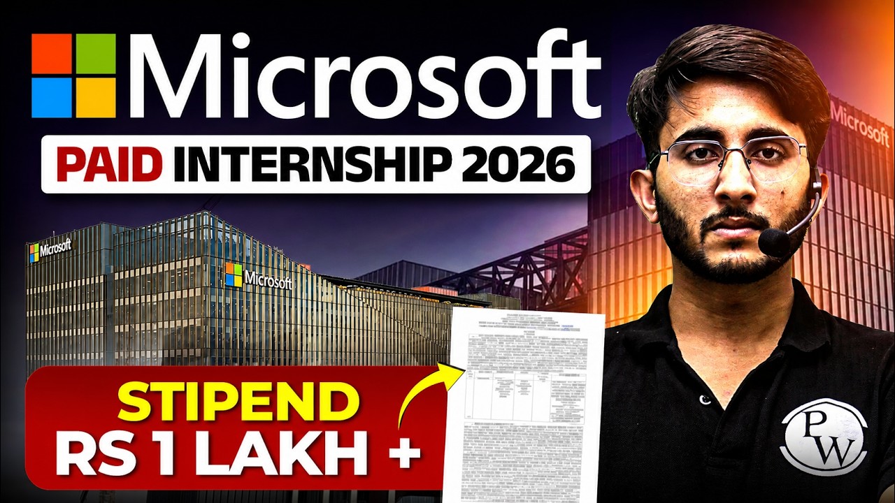 Microsoft Paid Internship 2026 | Eligibility, Stipend, Selection Process & Apply Online | Full Guide