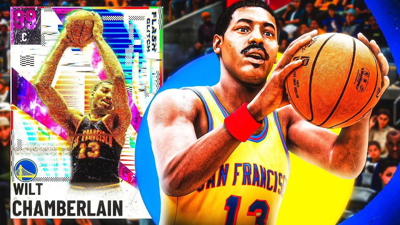 DARK MATTER WILT CHAMBERLAIN GAMEPLAY! HOF RANGE + SHARP TAKE MADE HIM GAME BREAKING! NBA 2k21