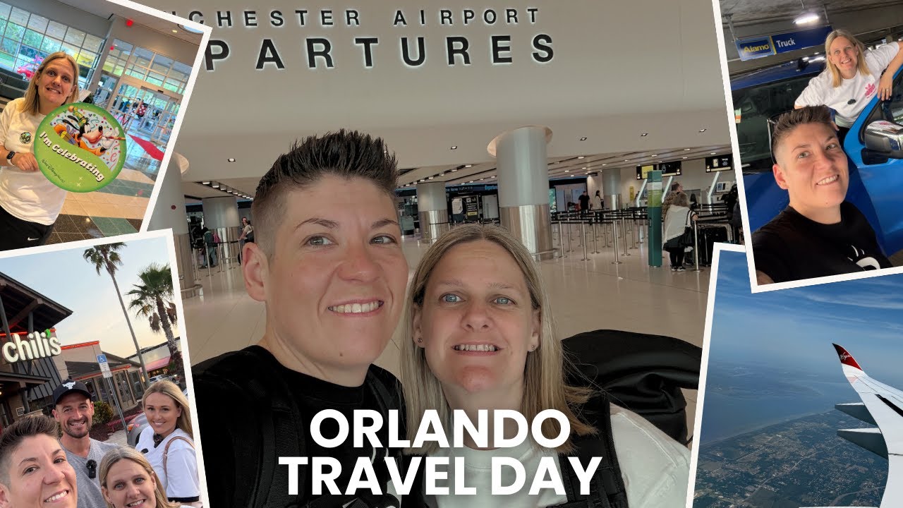 TRAVEL DAY! Walt Disney World April 2025| Radisson Blu| MAN-MCO✈️| All Star Movies| Chilis| Walmart