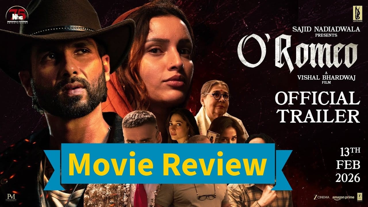 O’Romeo Movie Review | Shahid Kapoor, Tripti Dimri, Nana Patekar | Movie Best Review