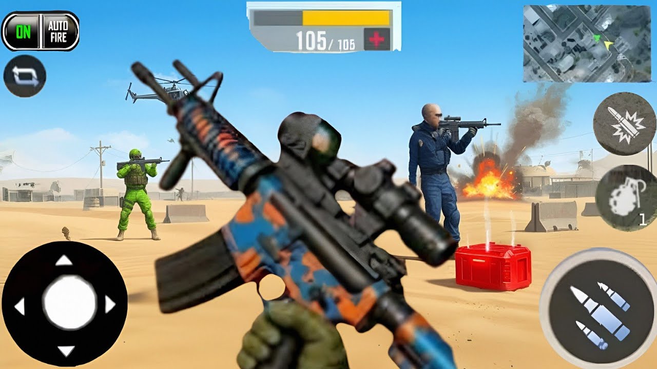Gun Game Offline -Zombie Gun Shooting Game-Android Gameplay 