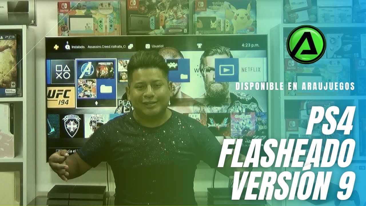 PS4 FLASHEADO VERSIÓN 9 (COMBO GAME) FULL JUEGOS