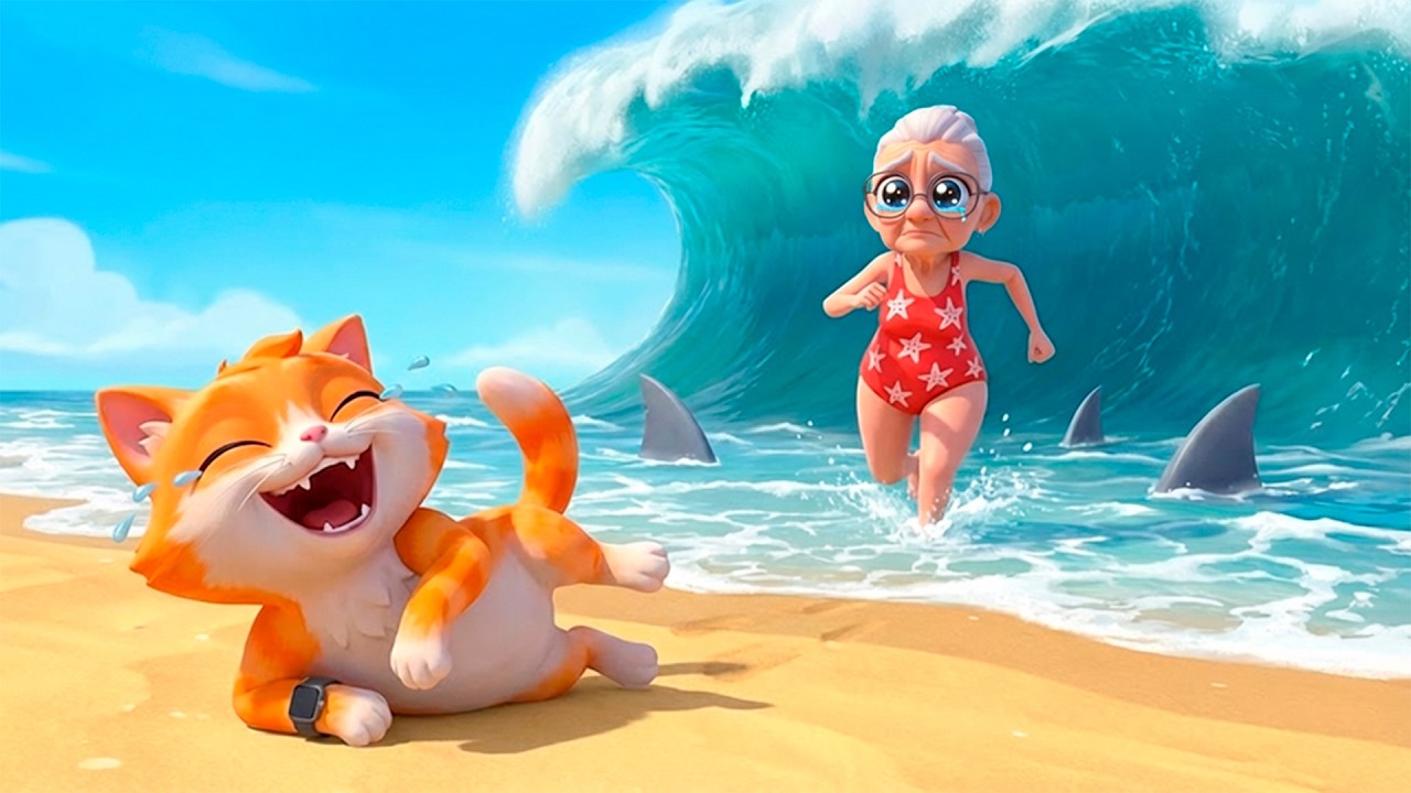 VIAJEI PARA A PRAIA COM A VOVÓ NO I AM CAT - O FILME