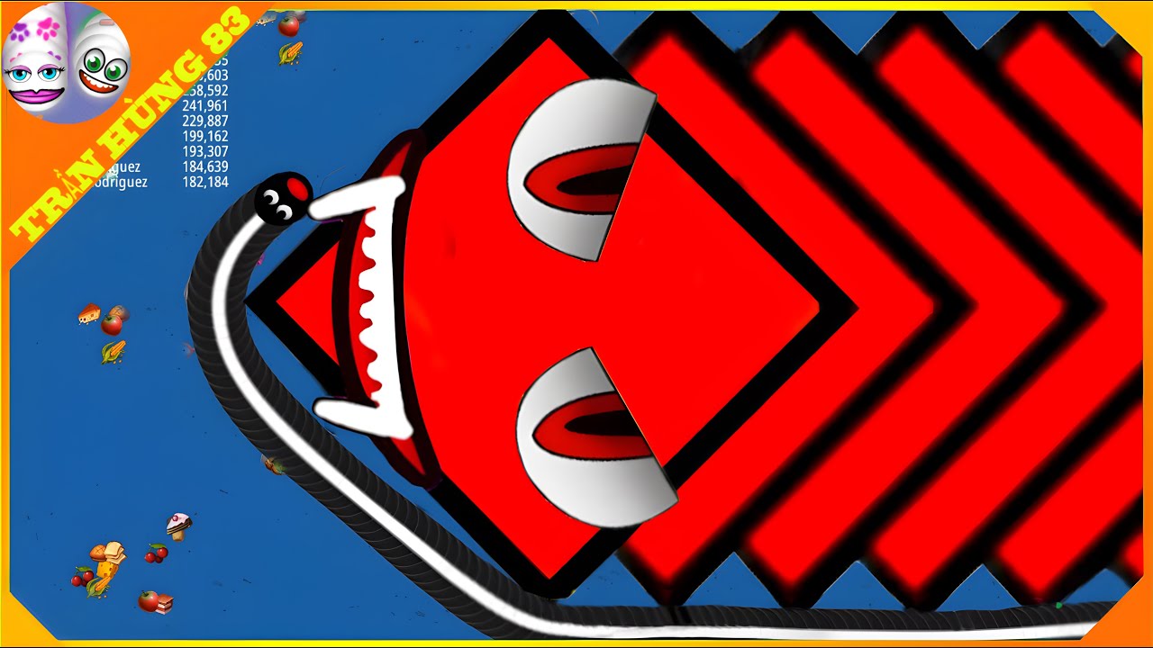 🐍WORMSZONE.IO | GIANT SLITHER SNAKE TOP 01 / Лучший игровой процесс в Epic Worms Zone! | Trần H&ugrave;n...