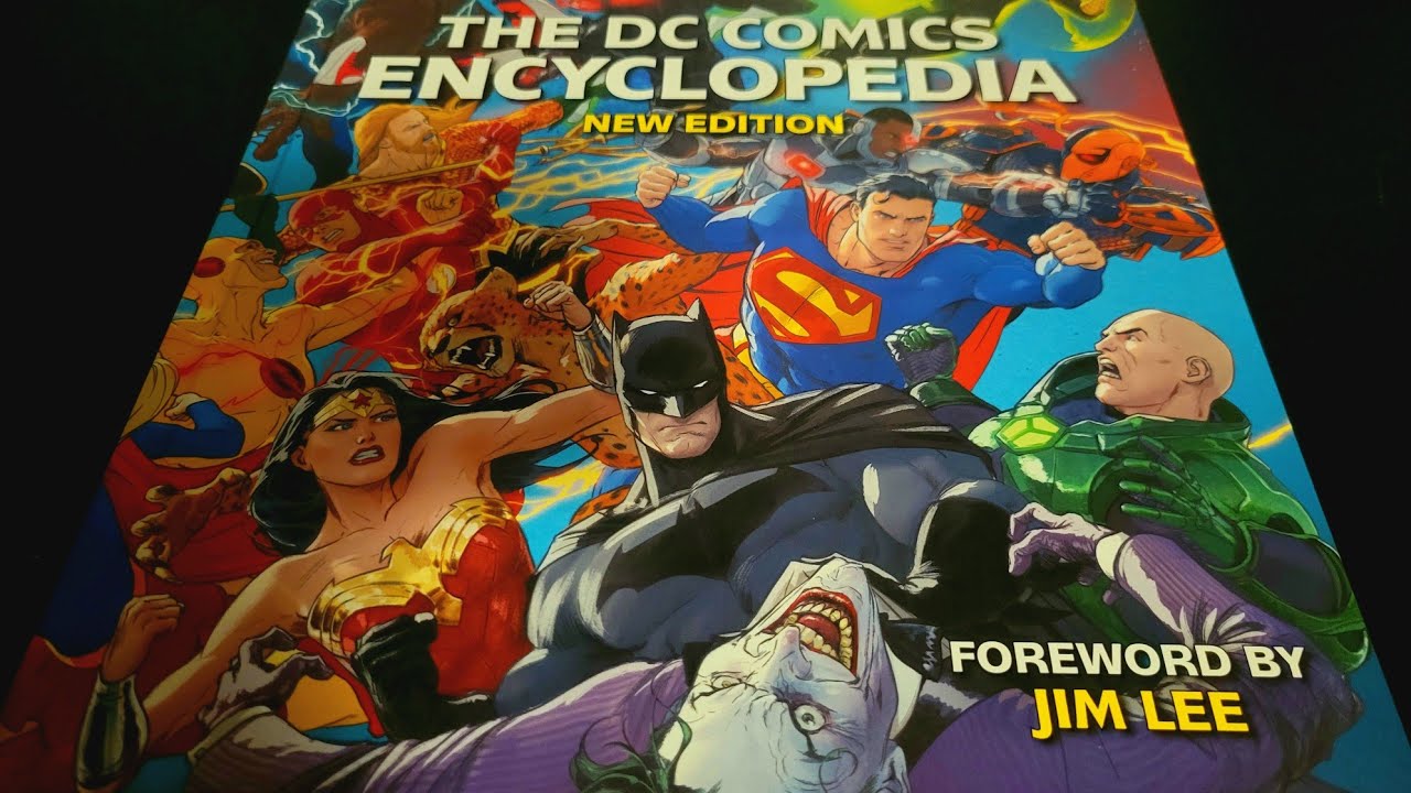 ASMR Новая энциклопедия DC Comics Soft Spoking Flip Through