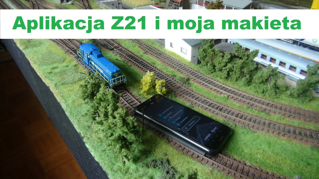 Aplikacja Z21 i moja makieta