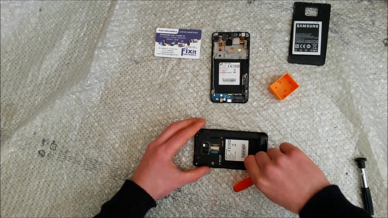 Samsung S2 GT-I9100 sostituzione display - replacement disassembly