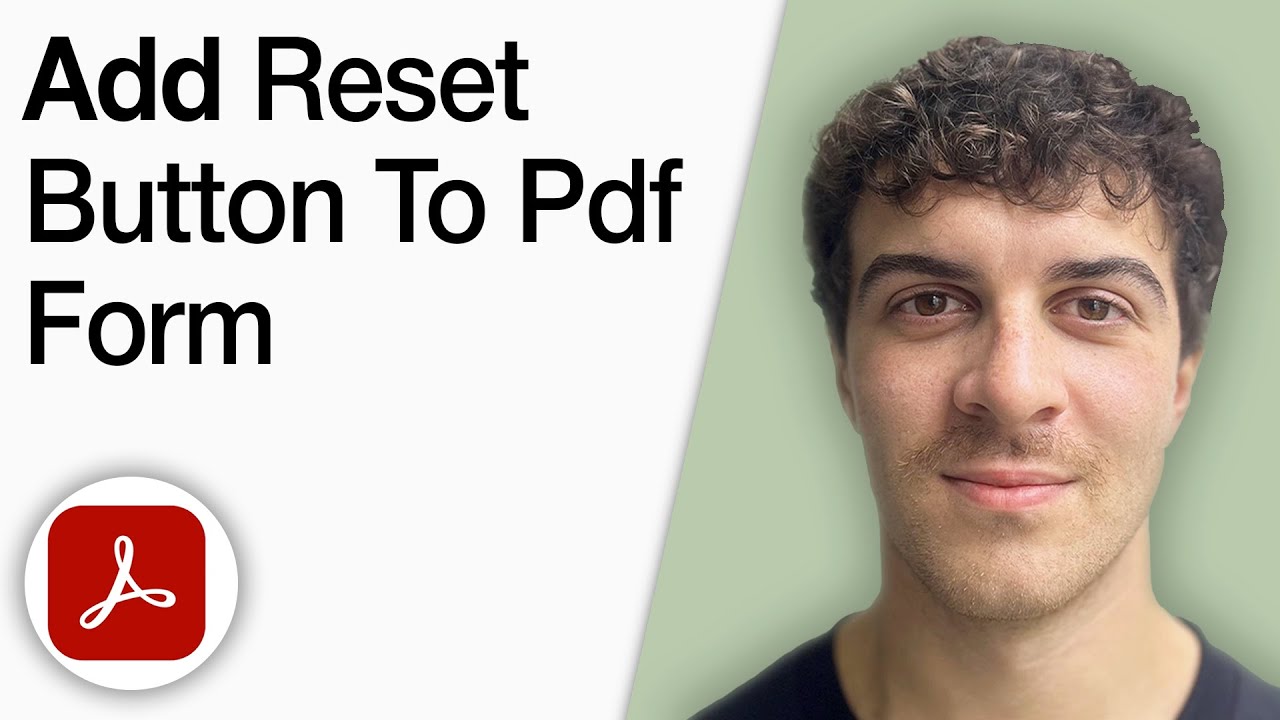 How to Add a Reset Button to a PDF Form Using Adobe Acrobat Pro [2025 Full Guide]