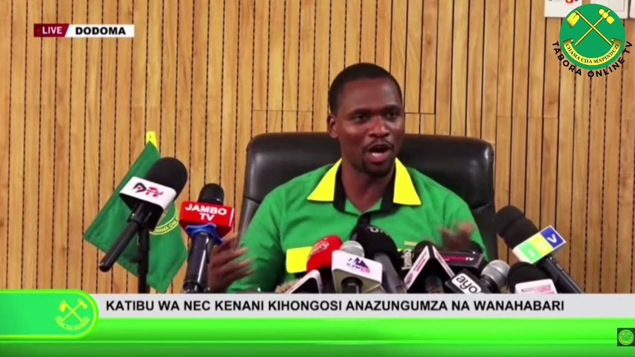 LIVE:MKUTANO WA MWENEZI KENANI KIHONGOSI AKIZUNGUMZA NA WAANDISHI WA HABARI JIJINI DODOMA