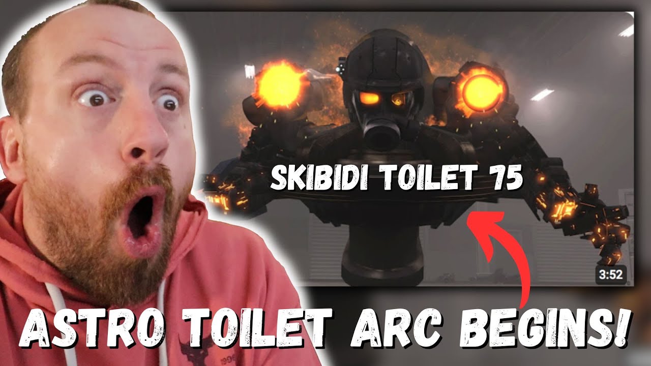 ASTRO TOILET ARC BEGINS!!! skibidi toilet 75 (REACTION!!!)