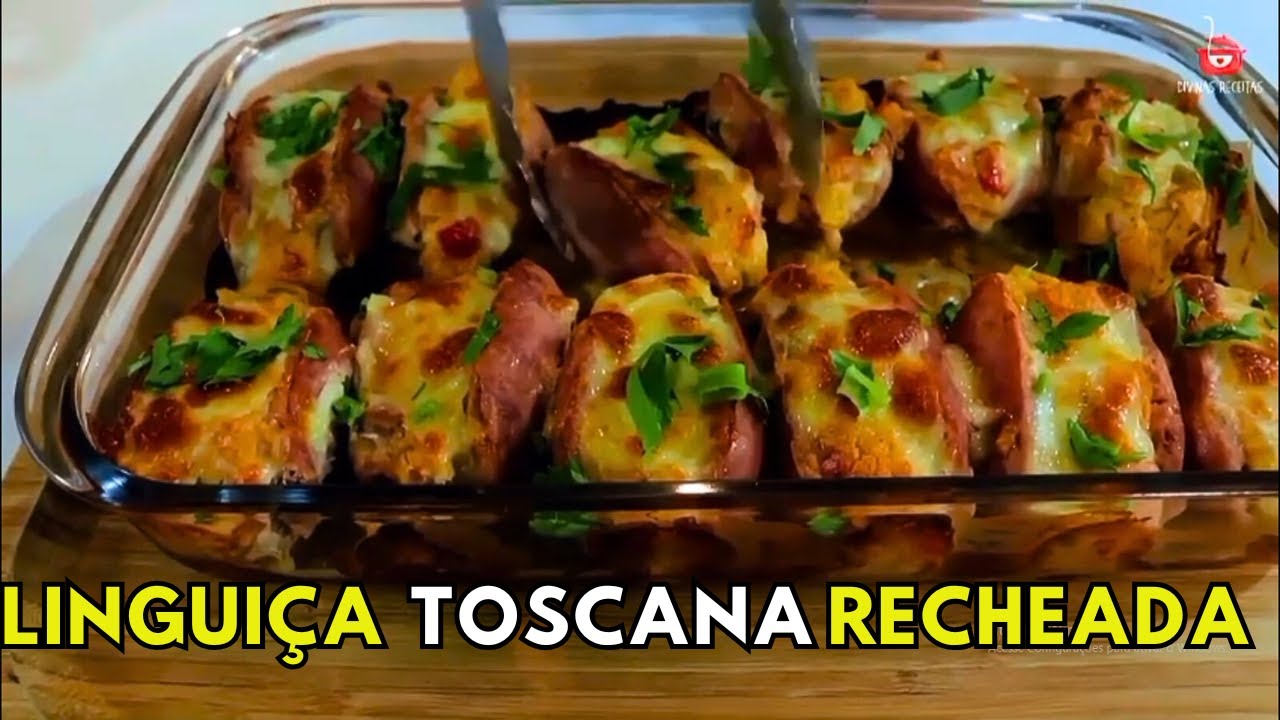 LINGUI&Ccedil;A TOSCANA RECHEADA: RECEITA DE RESTAURANTE!