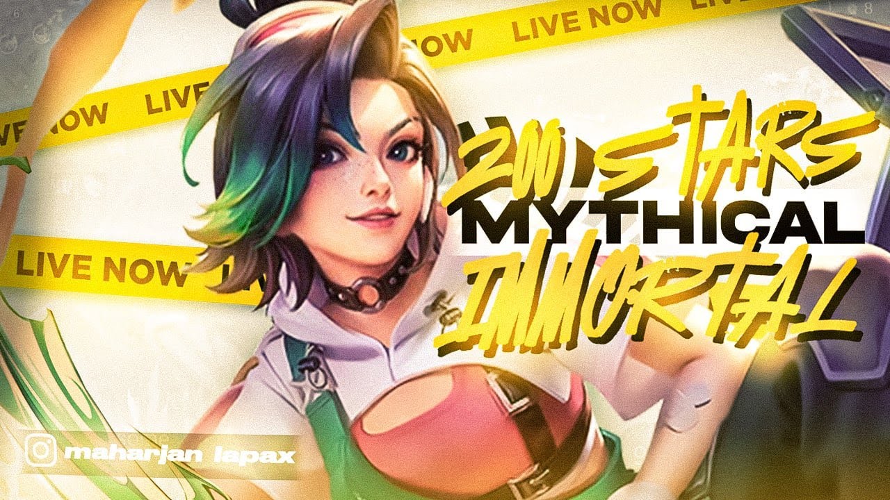 Can I Reach  Mythical Immortal in 6 Days? (55 star left ) Giveaway Soon #mlbb