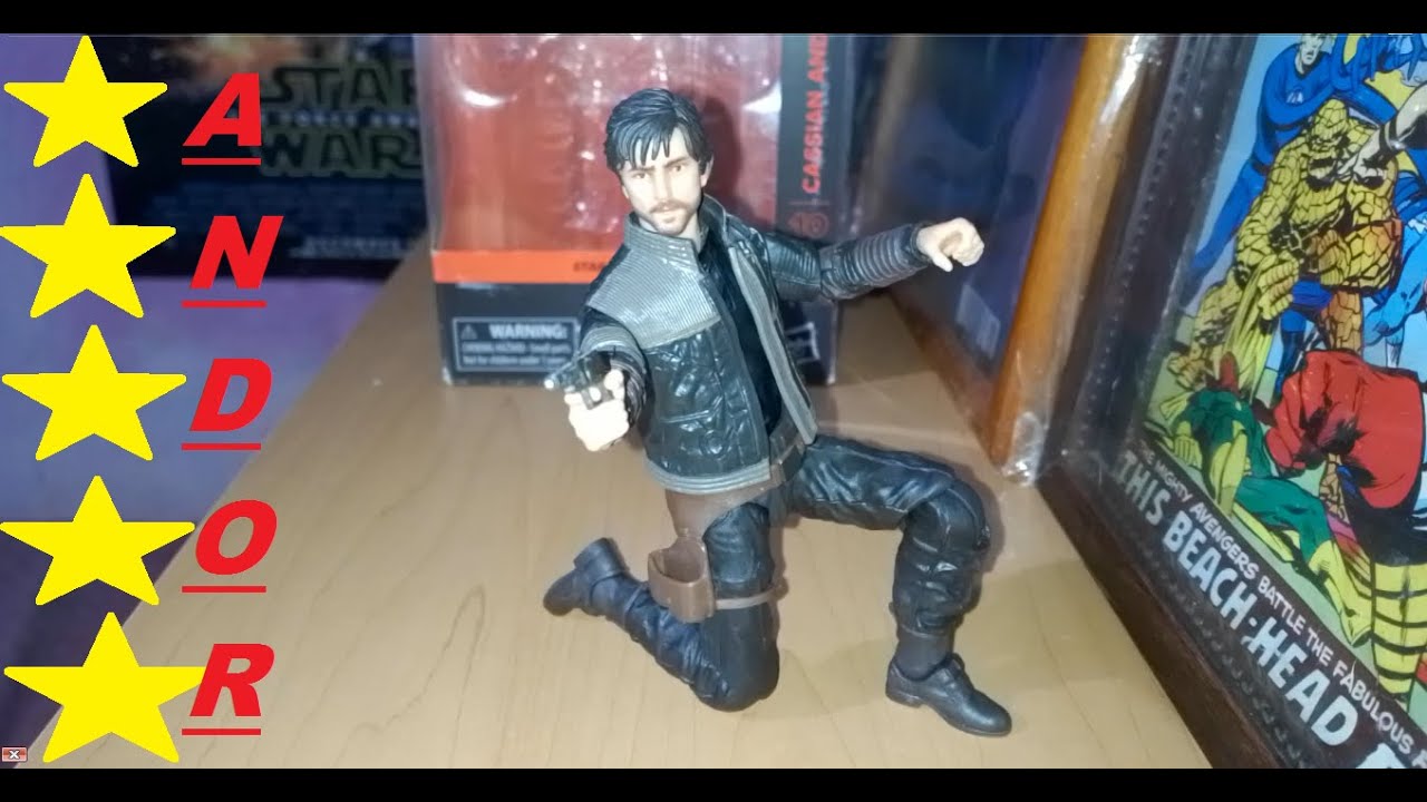 Star Wars Capitán Cassian #Andor Black Series. El mejor esculpido de Diego Luna en escala 1/12.