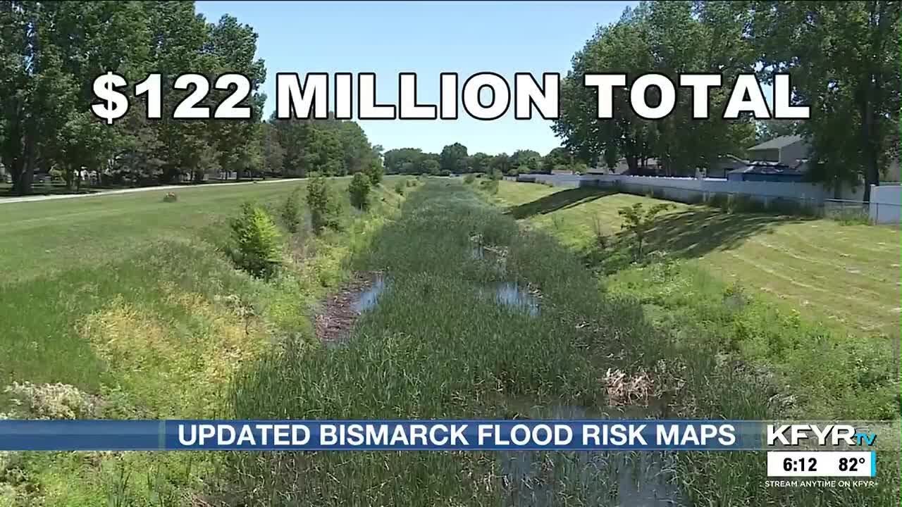 Bismarck City Commission approves updated FEMA flood risk maps as flood control project is in the...