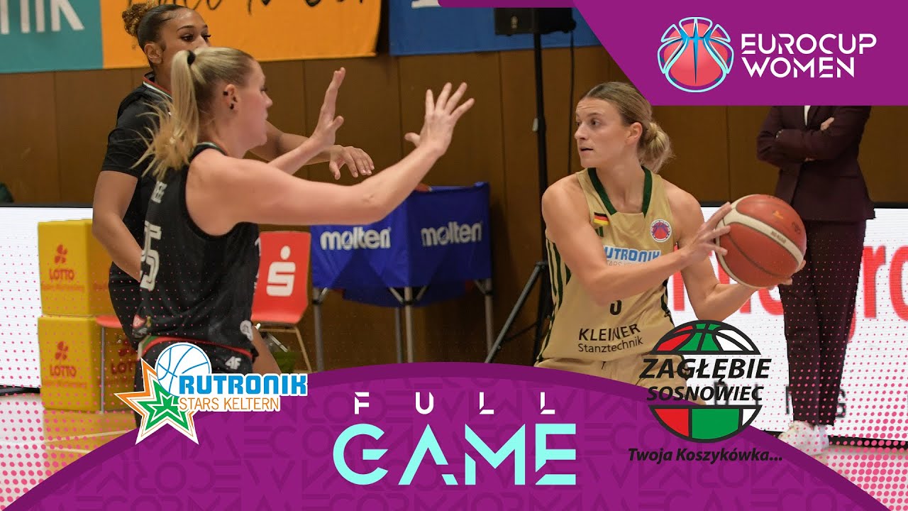 Rutronik Stars Keltern v MB Zaglebie Sosnowiec | Full Basketball Game | EuroCup Women 2025-26
