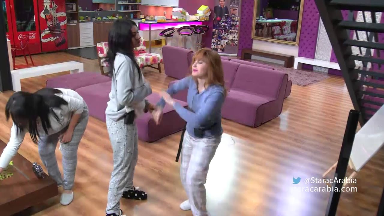 رقصة بين كنزة مرسلي، ابتسام تسكت وغادة الجريدي - ستار اكاديمي 10 - Kenza, Ghada and Ibtissam dancing