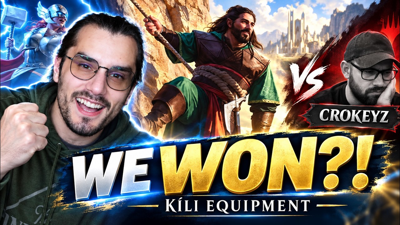 Kili, экипировка и победа над Crokeyz в MTG Arena: стандарт, ранг &laquo;Мифический&raquo;