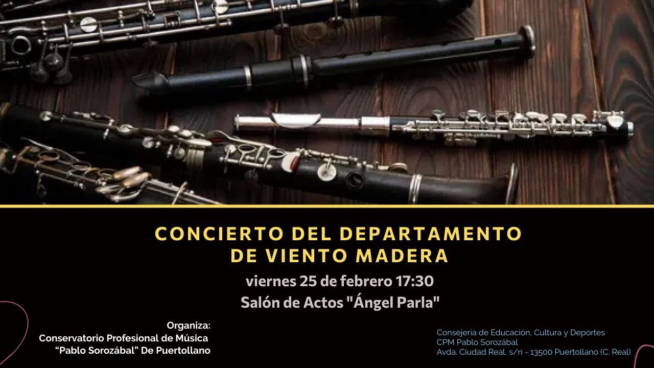 Concierto del Departamento de Viento-Madera