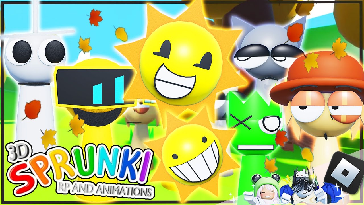 [🍂ОБНОВЛЕНИЕ ОСЕНЬЮ🍂]🌈3D Sprunki RP And Animations VERSION 6.1 🔎ВСЕ Новые Спрунки🎵 - 🎮ROBLOX