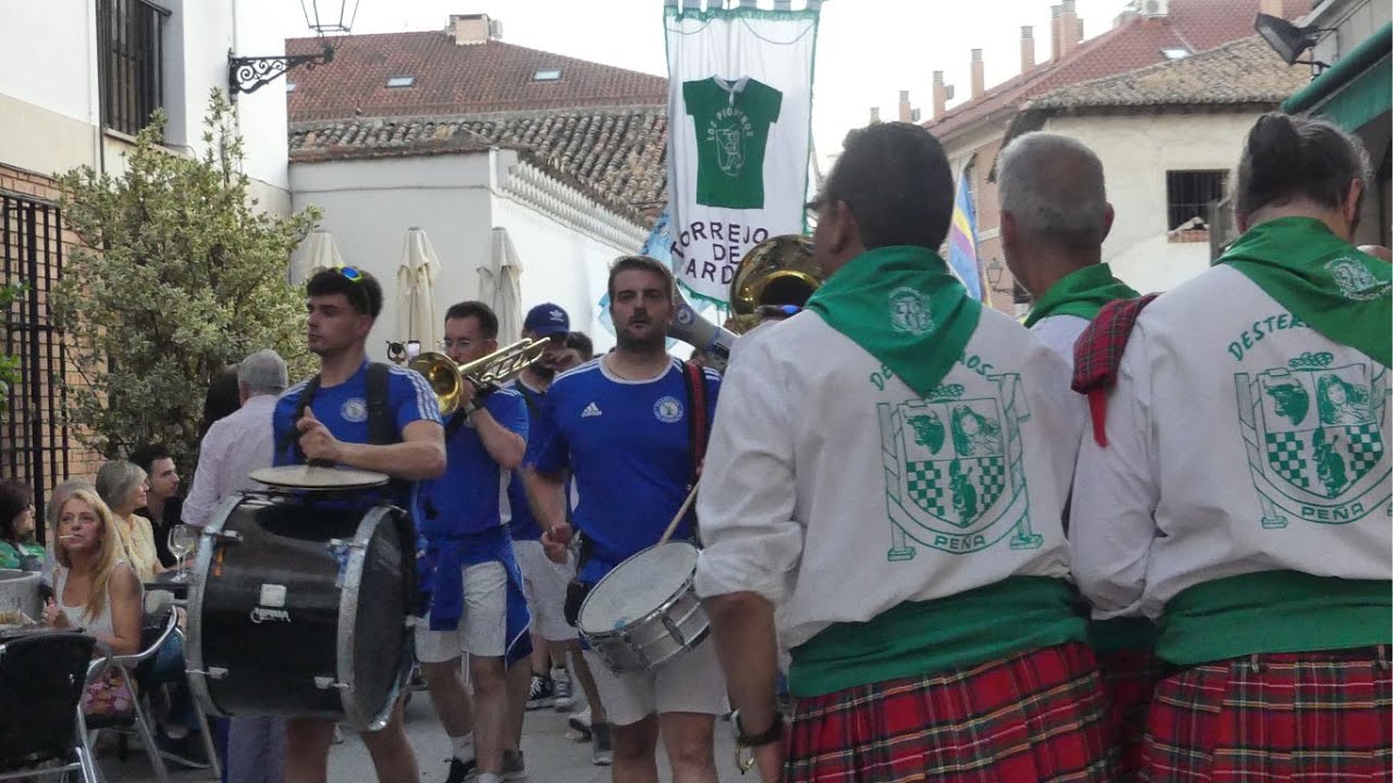 Desfile de peñas en las Fiestas Populares de Torrejón de Ardoz de 2024