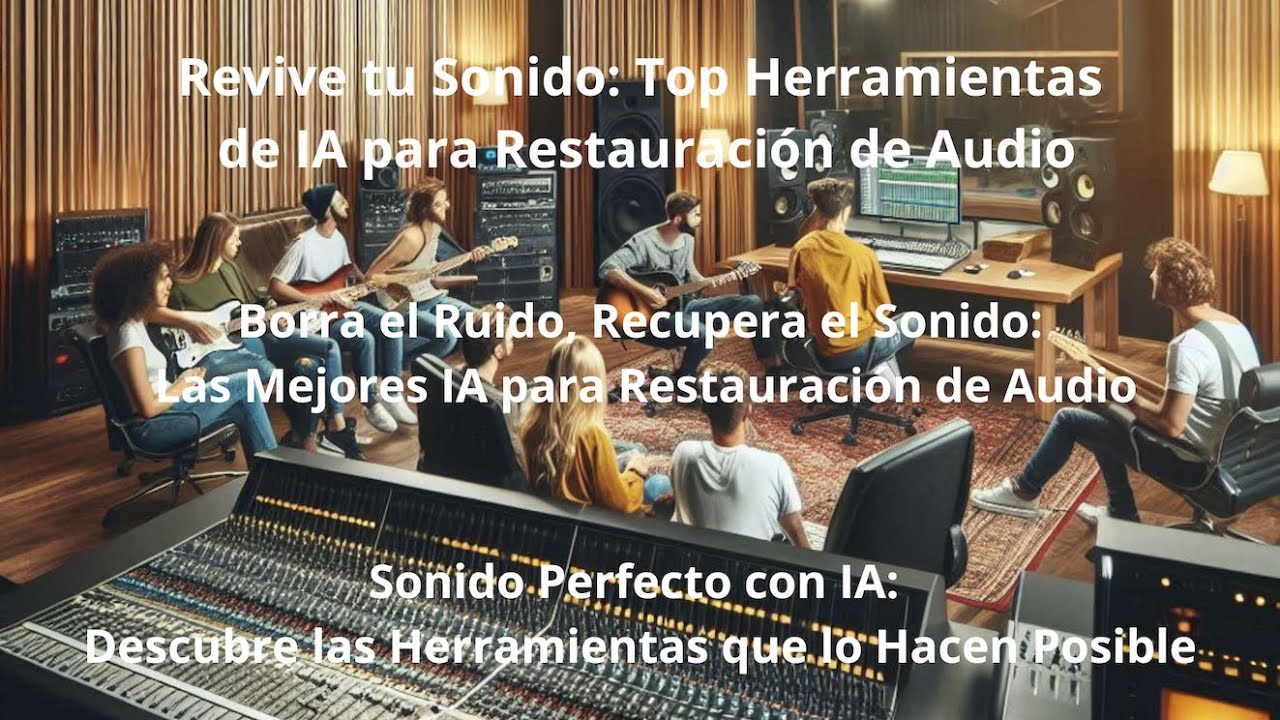 IA al Rescate: Las Mejores Herramientas para Restaurar y Reconstruir Audio