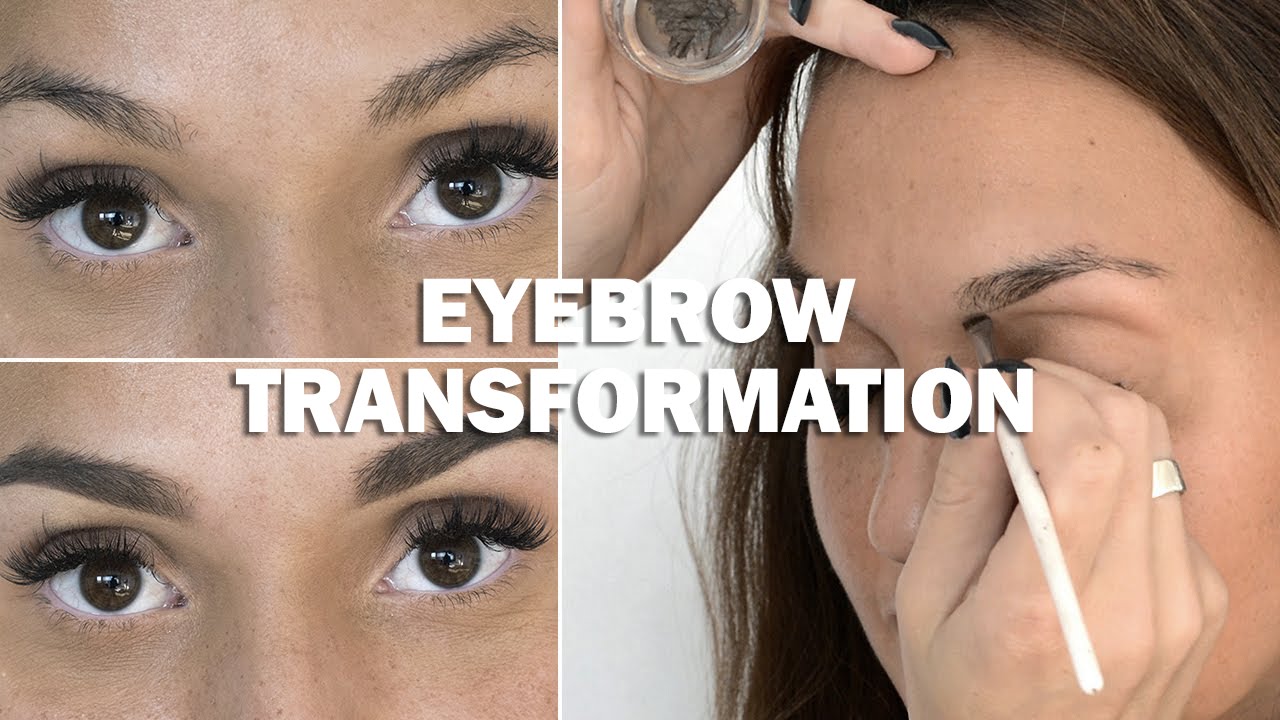 Eyebrow Transformation (with subs) - Linda Hallberg Makeup Tutorials