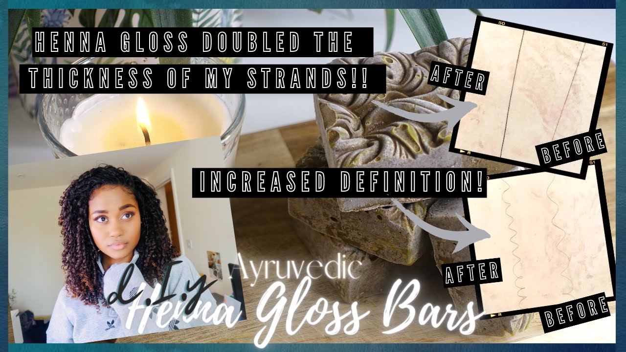 AYURVEDA: HENNA GLOSS BARS - DIY HAIR TREATMENT
