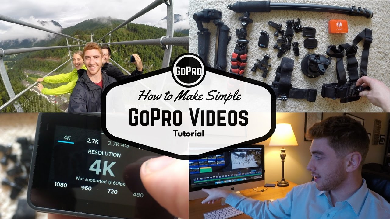 Как снять простые видео с GoPro для путешествий | Инструкция по использованию необходимых материалов