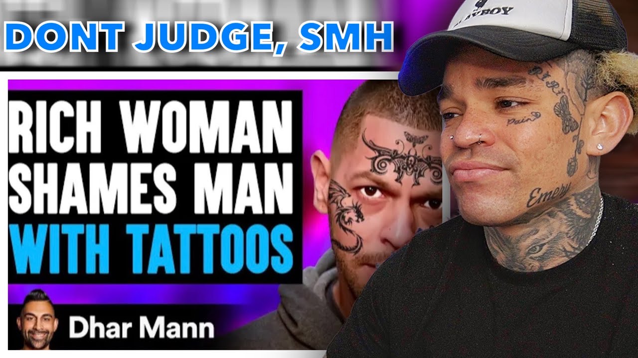 Dhar Mann - RICH WOMAN Shames Man WITH TATTOOS, What Happens Next Will Shock You [reaction]